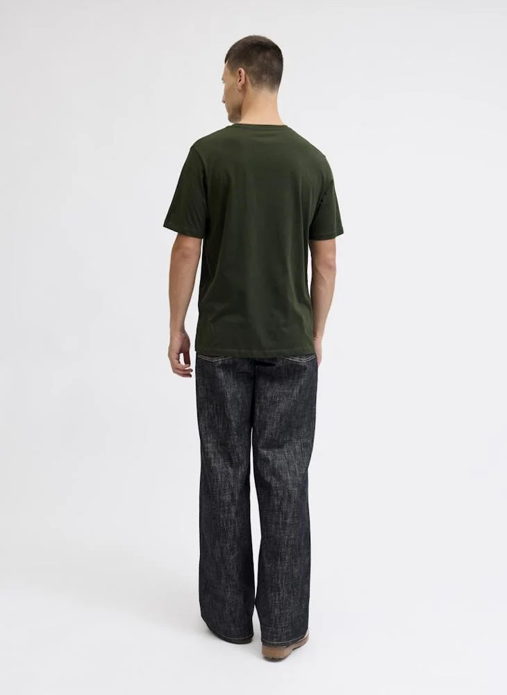 JACK & JONES Merry Christmas Regular Fit Crew Neck T-Shirt