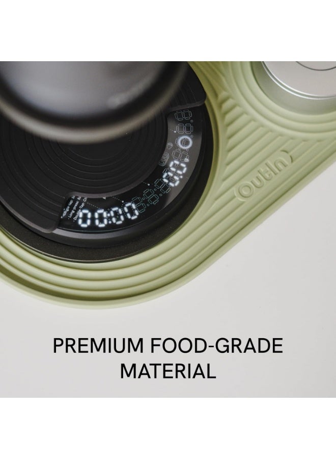 OutIn Silicone Coffee Mat – Non-Slip Heat Resistant Coffee Machine Mat, Waterproof Anti-Spill Mat for Coffee Maker, Espresso Machine & Countertop Protection - Image 4