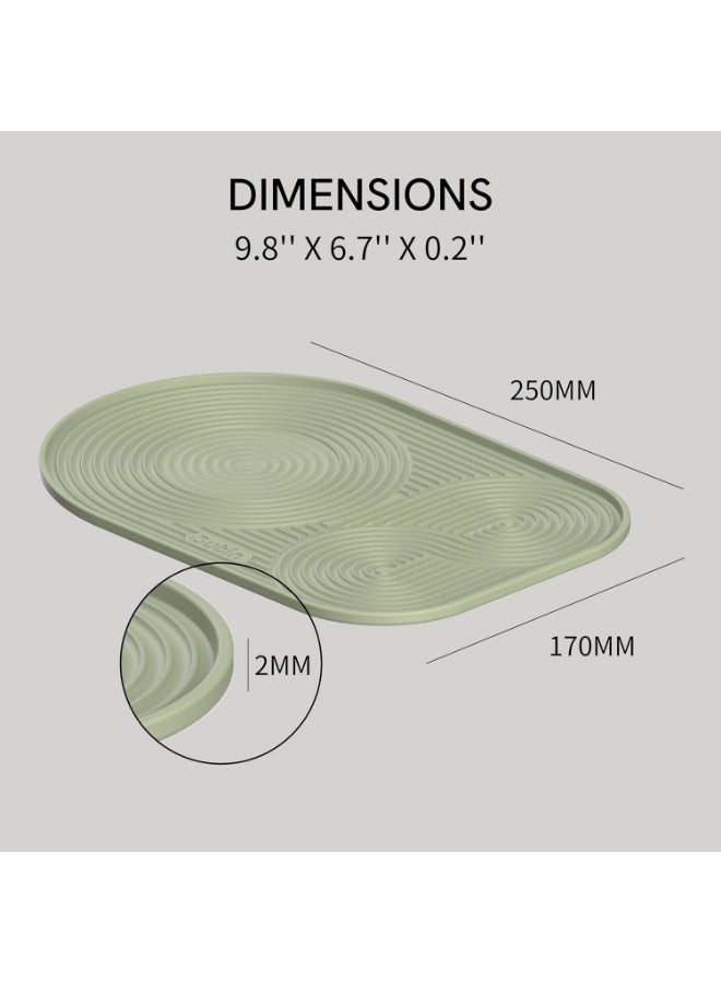 OutIn Silicone Coffee Mat – Non-Slip Heat Resistant Coffee Machine Mat, Waterproof Anti-Spill Mat for Coffee Maker, Espresso Machine & Countertop Protection - Image 5