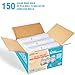 BEIDOU-PAC BEIDOUPAC 5560 Gallon Trash Bags 150 Count Bulk Heavy Duty Clear Plastic Recycling Garbage Bags Multipurpose Can Liners for Business Home Commercial Industrial Contractors Storage Outdoor - Image 4