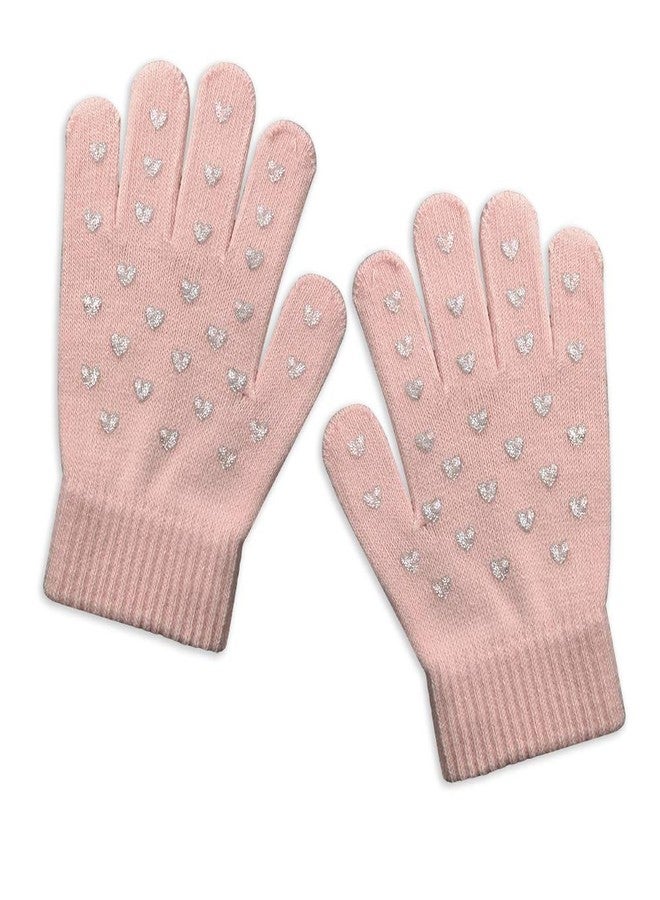 Evridwear Boys Girls Magic Stretch Gripper Gloves 6 Pairs Assortment, Kids Winter Warm Gloves Children (Heart Printing) - Image 3