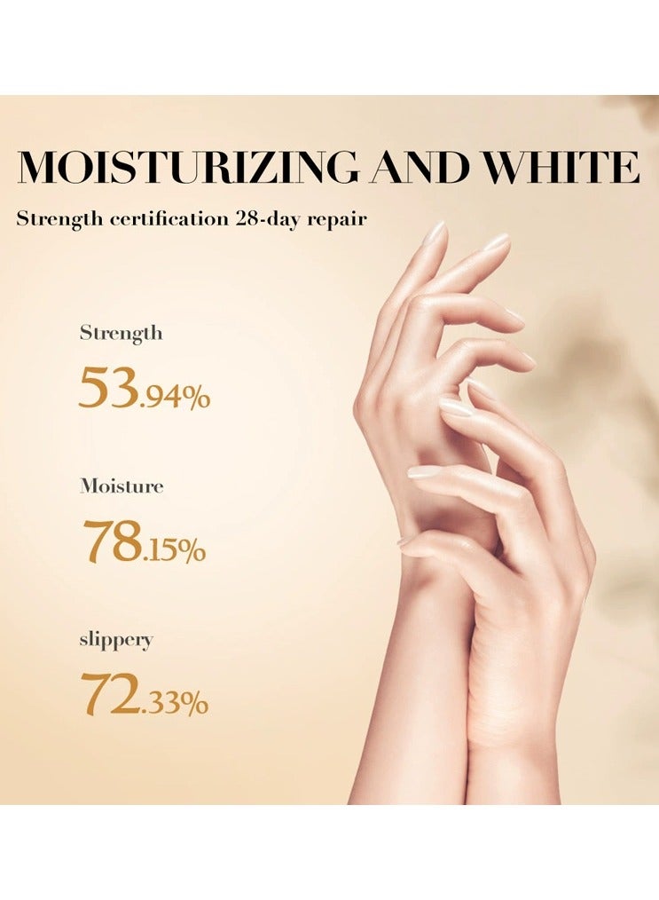 Captaintech 2-PACKS Collagen Anti Wrinkle Hand Cream, Nourishing Whitening Moisturizing Skin Care Cream, Fast Absorbing Anti Ageing Hand Cream, Smooth And Soft Skin Crack Repair Cream To Remove Wrinkles Darknes - Image 5