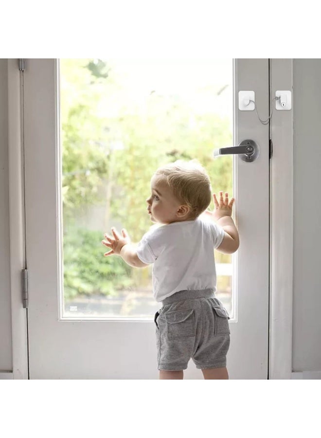 قفل أمان للثلاجة والخزائن بمفتاح – حماية فعالة للأطفال وتأمين المواد متعدد الالوان - Image 2