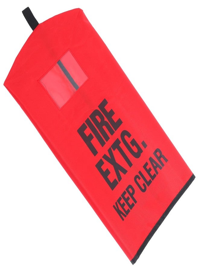 Garneck Fire Extinguisher Cover Outdoor Protective Bag with Inspection Tag Pocket Quick Install Wall Truck Mount Holder for Commercial Patio Fire Safety - Image 1