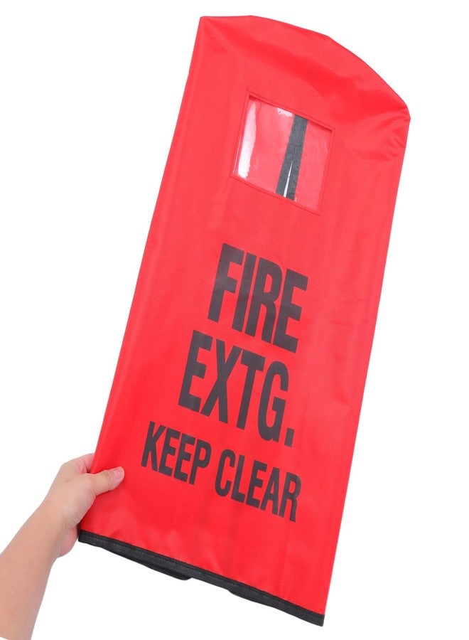 Garneck Fire Extinguisher Cover Outdoor Protective Bag with Inspection Tag Pocket Quick Install Wall Truck Mount Holder for Commercial Patio Fire Safety - Image 4