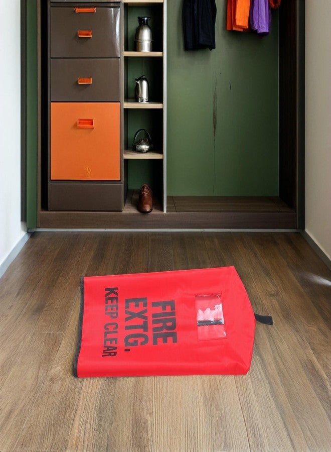 Garneck Fire Extinguisher Cover Outdoor Protective Bag with Inspection Tag Pocket Quick Install Wall Truck Mount Holder for Commercial Patio Fire Safety - Image 5
