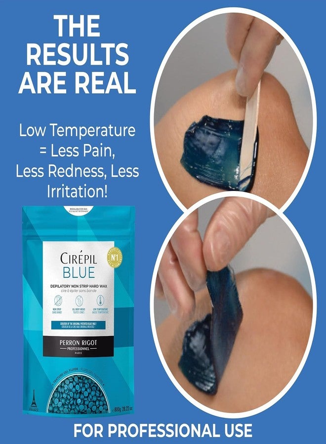 cirepil Cirépil Easy-Removal Bundle : 800g/28.22 oz Hard Wax Beads Bag + Pre Waxing Blue Lotion + Post Waxing Oil - Image 3