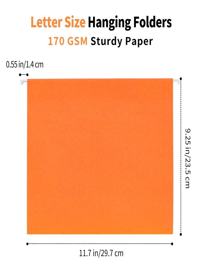 Goefun 20 Pack * 3 Sections Hanging File Folders with 2 Dividers, Letter Size - Image 3