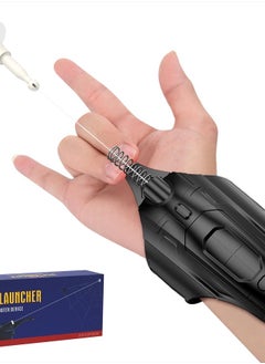 Web Launcher String Shooters Toy Upgrade 2.0, Cool Gadgets Spider Real Silk Superhero Role-Play Cool Stuff Fun Toys Great for Men and Teens (Black)