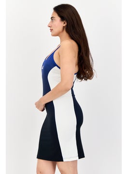 adidas Originals Women Sportswear Fit Sleeveless Outdoor Dress, Multicolor  - Image 3
