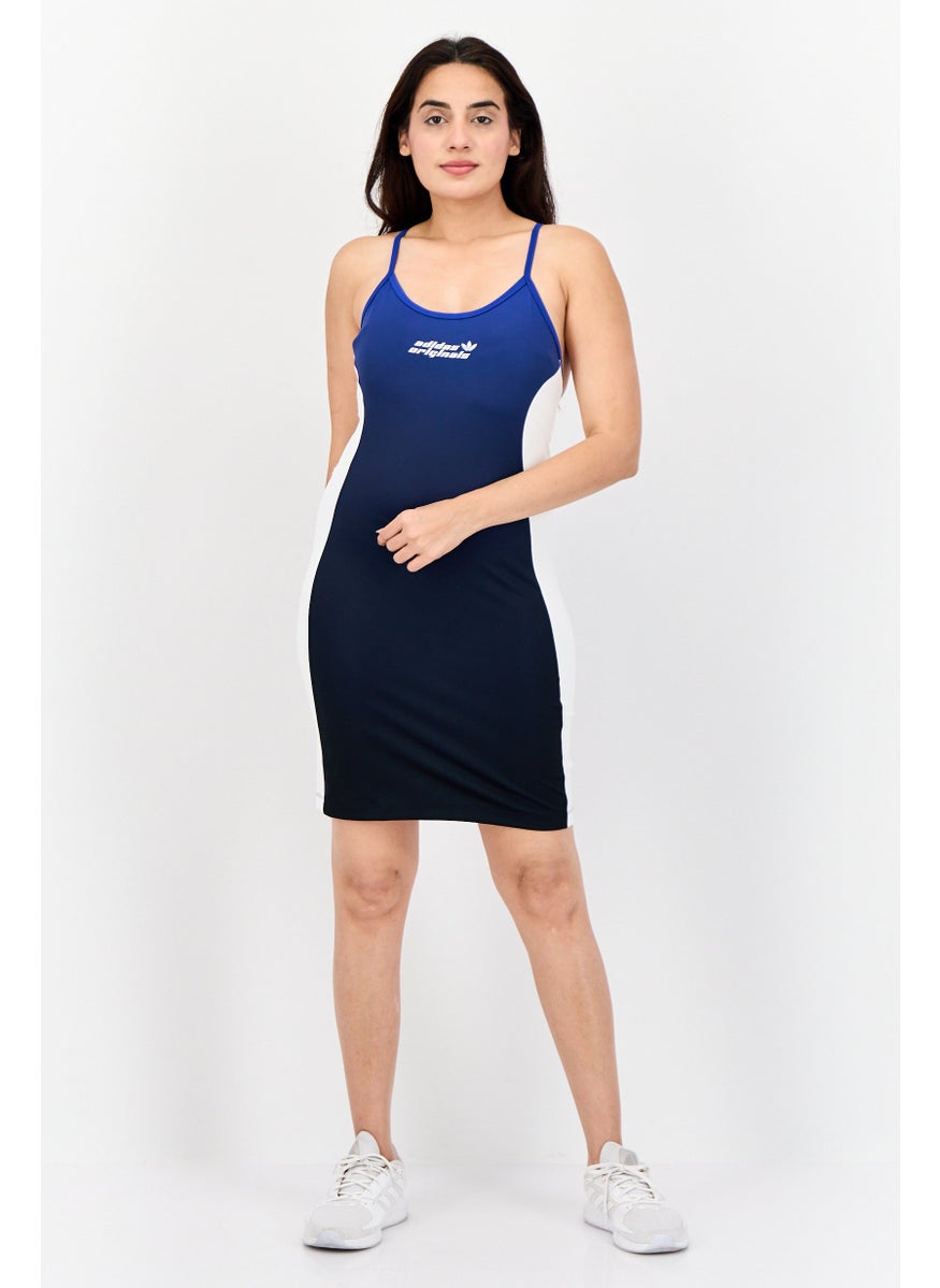 adidas Originals Women Sportswear Fit Sleeveless Outdoor Dress, Multicolor  - Image 4