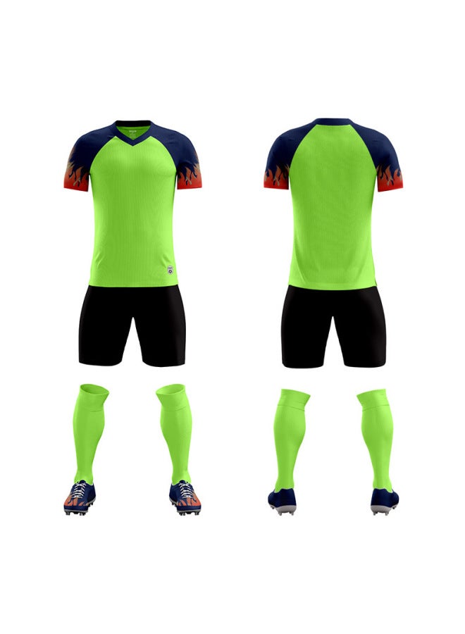 Adult Children's Football Uniform Suit Student Training Competition Team Uniform Training Camp Football Training Uniform Printable Printing Number