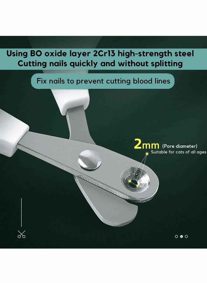Excefore Cat Nail Clipper - Professional Cat Claw trimmer & Cat Claw Clipper - Cat Nail Trimmers Suits All Small Animals such - Image 4