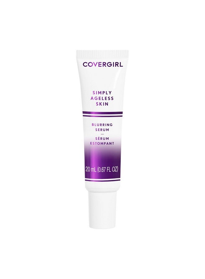 COVERGIRL Simply Ageless Blurring Serum, Anti Wrinkle Serum, Face Serum, 1 Pack,Skin Tightening Serum, Reduces Fine Lines, Formulated with Vitamin A & E, Argan Oil, Coconut Oil - Image 1