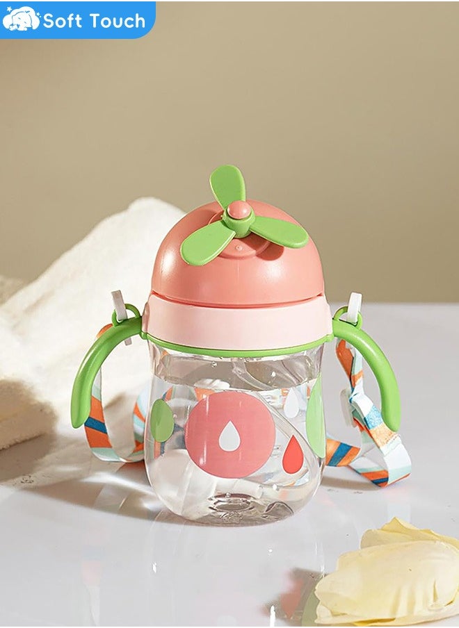 Baby Straw Bottle Toddler Water Bottle Sippy Cup for Baby 6-12 Months Baby Straw Cup Sipper Bottle for Kids with Handles 300ml (Pink) - pzsku/ZEC3021744BA4263AE58DZ/45/_/1726652891/10838cd8-2569-4d45-84a1-e775673349e5