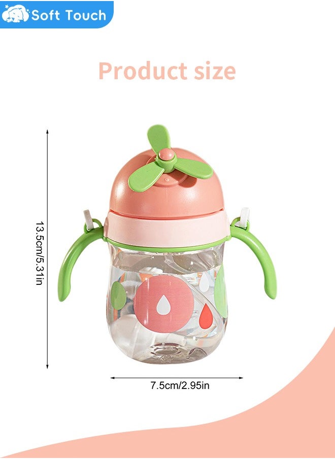 Baby Straw Bottle Toddler Water Bottle Sippy Cup for Baby 6-12 Months Baby Straw Cup Sipper Bottle for Kids with Handles 300ml (Pink) - pzsku/ZEC3021744BA4263AE58DZ/45/_/1726652902/3db4e05a-18b4-4373-9b3d-cb74bef3b257