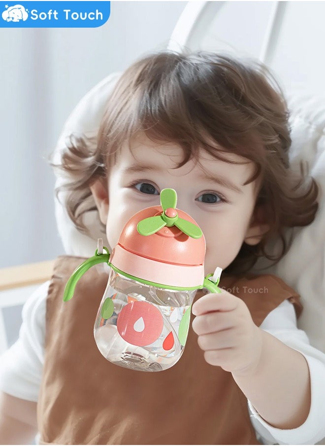 Baby Straw Bottle Toddler Water Bottle Sippy Cup for Baby 6-12 Months Baby Straw Cup Sipper Bottle for Kids with Handles 300ml (Pink) - pzsku/ZEC3021744BA4263AE58DZ/45/_/1726652932/75cf9429-bcf8-4042-8448-3360e5efc941