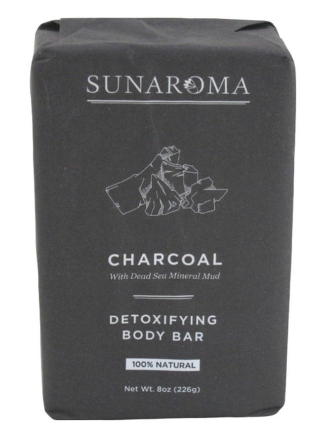 SUNAROMA - Sunaroma Soap Bar Charcoal Dead Sea Mineral Mud 8 Ounce (Pack of 6) - Image 1