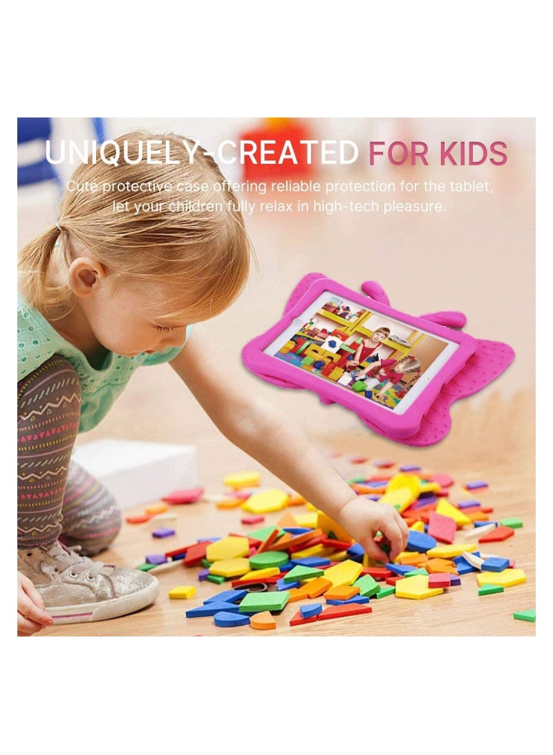 3D Cute Cartoon Butterfly Cover Non-Toxic EVA Foam Wings Kickstand Kid-Proof Shockproof Bumper Girl Boy Gift for Apple iPad 7 8 Gen 10.2 - Image 3