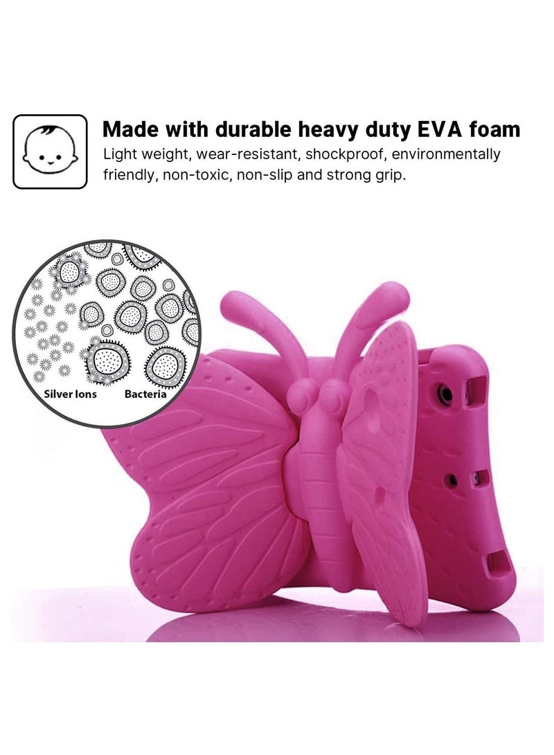 3D Cute Cartoon Butterfly Cover Non-Toxic EVA Foam Wings Kickstand Kid-Proof Shockproof Bumper Girl Boy Gift for Apple iPad 7 8 Gen 10.2 - Image 5