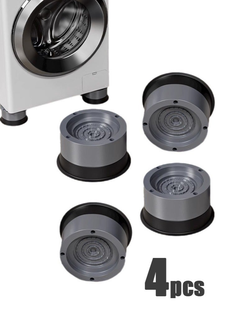 Shock and Noise Cancelling Washing Machine Support 4 Pcs, Washer And Dryer Anti-Vibration Pads, Protects Laundry Room Floor,Washing Machine Foot Pads for All Washing Machine 4pcs  - Image 1
