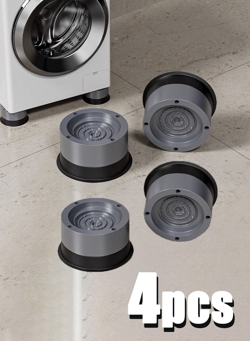Shock and Noise Cancelling Washing Machine Support 4 Pcs, Washer And Dryer Anti-Vibration Pads, Protects Laundry Room Floor,Washing Machine Foot Pads for All Washing Machine 4pcs  - Image 2