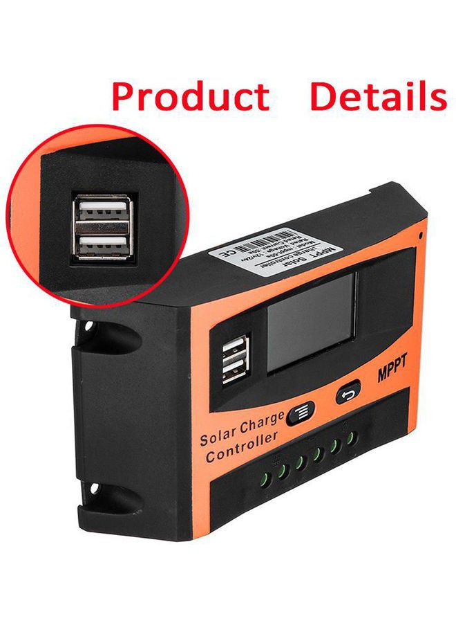 NIBEMINENT Solar Charge Controller Orange/Black  - Image 5