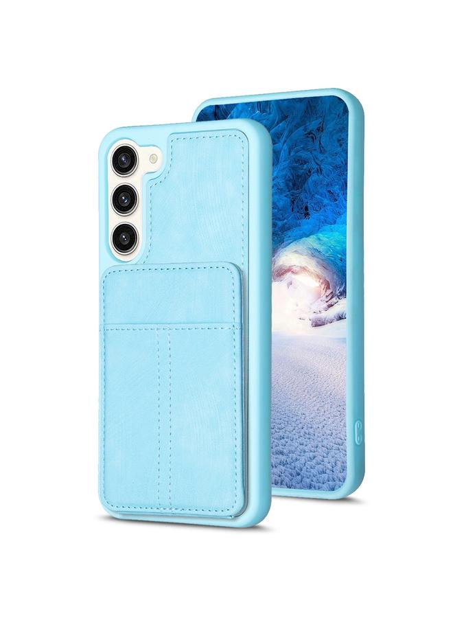 S-TOP Case For Samsung Galaxy S23+ 5G BF28 Frosted Card Bag Phone Case with Holder - Image 1