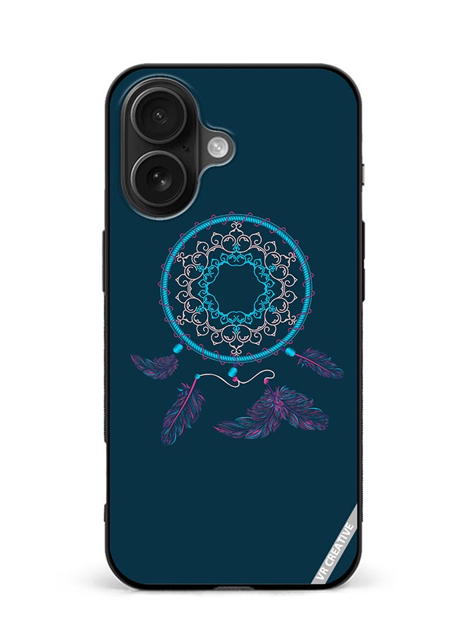 Protective Case Cover For Apple iPhone 16 Plus Dream Catcher Design Multicolour