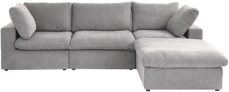 Comfynest Modern Sectional Sofa Set - Light Gray - Image 1