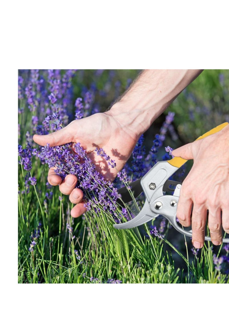 SYOSI Pruning Shears for Gardening, Sharp Garden Bypass Pruners, Sharp Garden Shears, Professional Garden Pruning Clippers Trimmer, for Tree Plants Flowers Bonsai Garden  - Image 4
