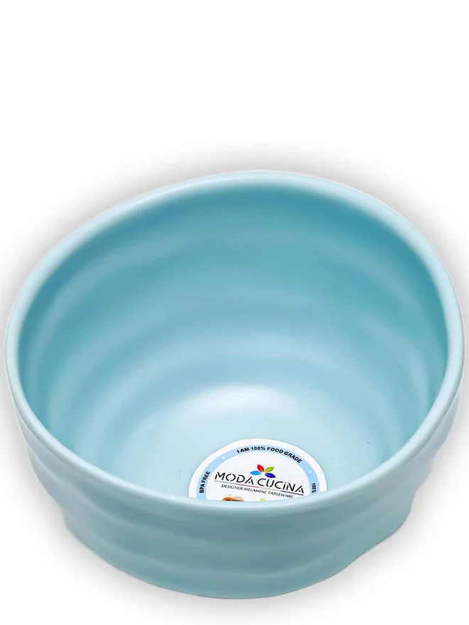 مودا كوتشينا Moda Cucina Melamine Bowl Cereal Bowl, 4.3Inch, Blue