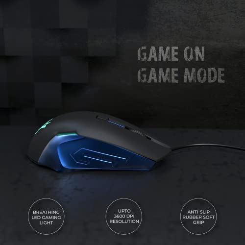 Arctic Fox Wired USB Gaming Mouse with Breathing Lights and DPI Upto 3600 - Image 4