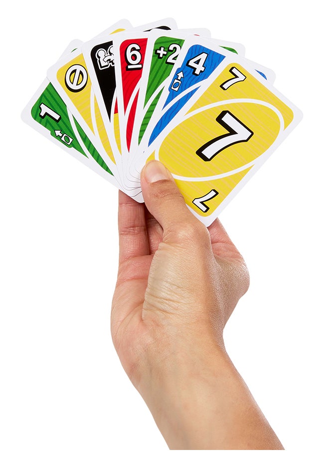 Mattel Games UNO Teams Card Game for Family Nights, Game Nights, Travel, Camping & Parties for Players 7 And Up In Up To Four Teams, With Cards Any Colorblind Player Can Use  - Image 3