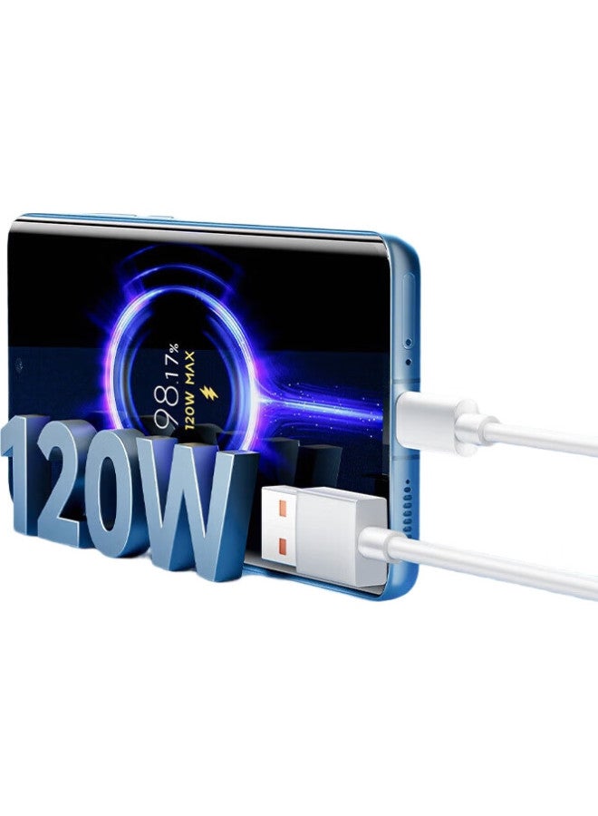 Oksj [2 Pieces] Compatible With Xiaomi Charging Cable 120W/67W Type-C6A Fast Charging, For Xiaomi 14/13/12/11/Redmi K70K60K50K40S/Black Shark 5 Pro - Image 1
