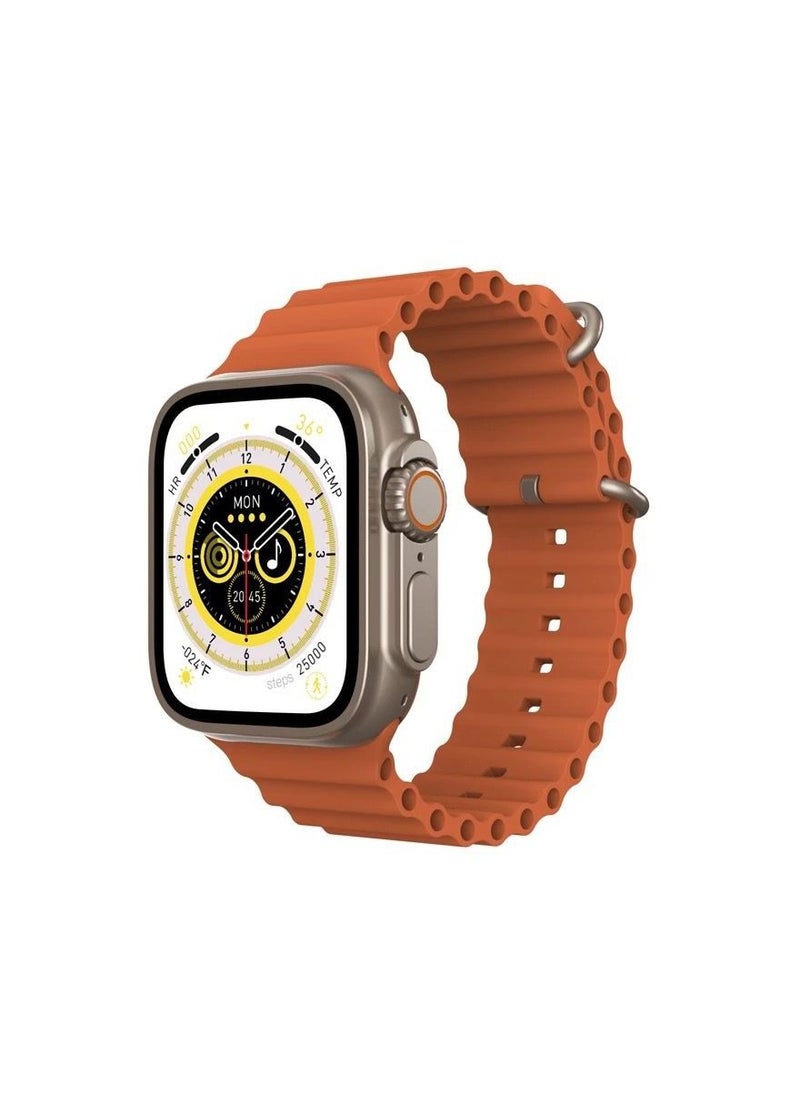 W&O Series 8 X8+ Ultra Smart watch with NFC and Wireless Charging  - Image 1