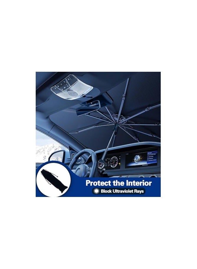 Auto Windshield Sunshade – Foldable Heat-Blocking Cover for Cars and Trucks - Image 2