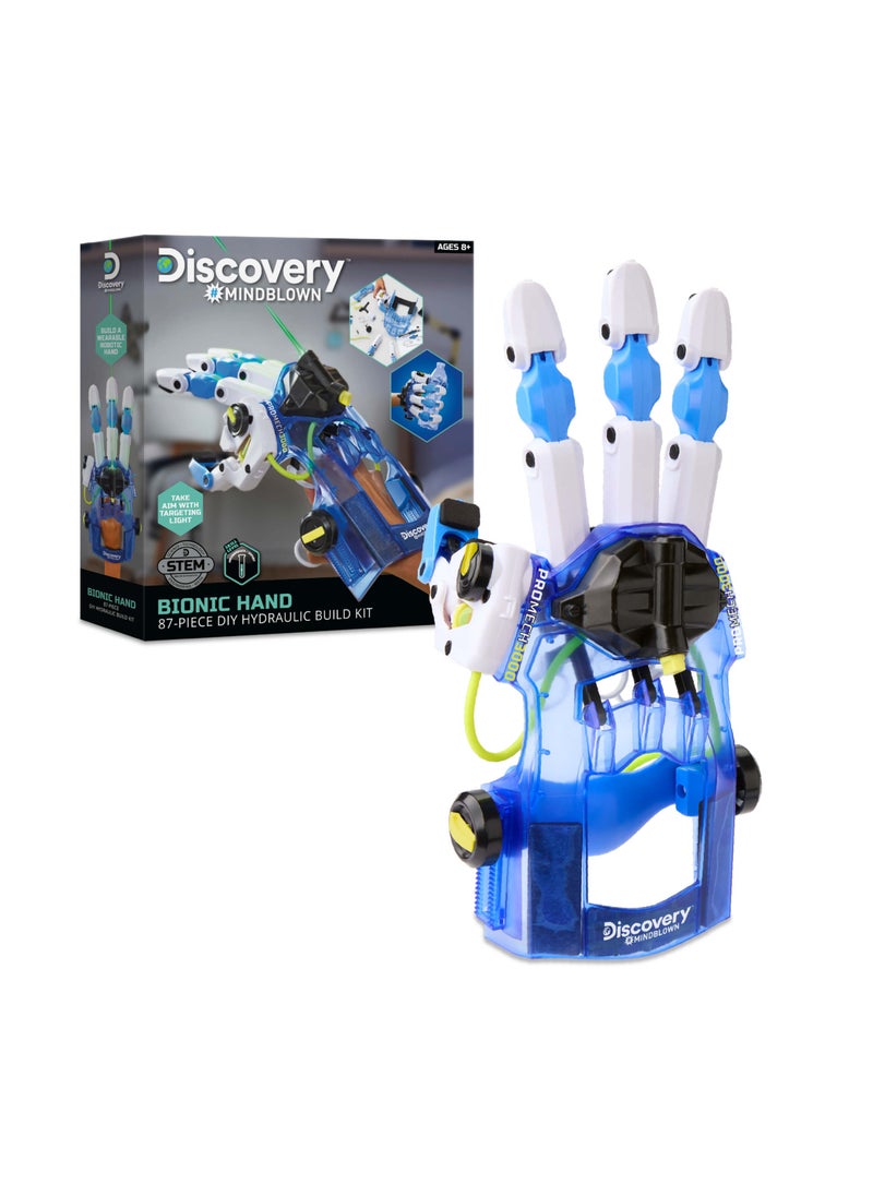 Discovery Discovery Mindblown Bionic Hand 87-Piece DIY Hydraulic Build Your Own Project Kit Set STEM Toy  - Image 1