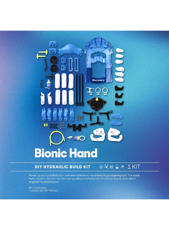 Discovery Mindblown Bionic Hand 87-Piece DIY Hydraulic Build Your Own Project Kit Set STEM Toy - Image 5