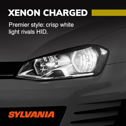 SYLVANIA - 9012 SilverStar zXe GOLD High Performance Halogen Headlight Bulb - Headlight & Fog Light, Bright White Light Output, Best HID Alternative, Xenon Charged Technology (Contains 2 Bulbs) - Image 3