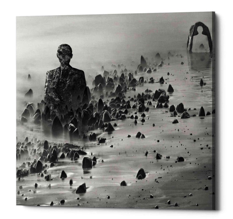 Epic Graffiti 'Superego' by Dariusz Klimczak, Canvas Wall Art, 26"x26" - Image 3