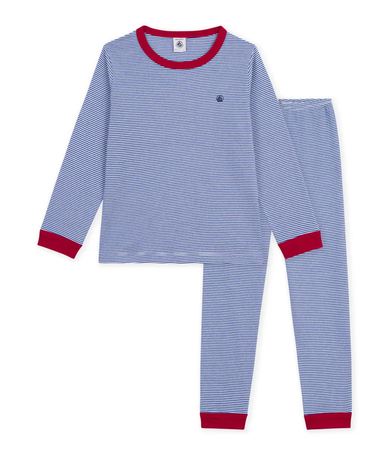 Petit Bateau Children's Stripy Cotton Pyjamas
