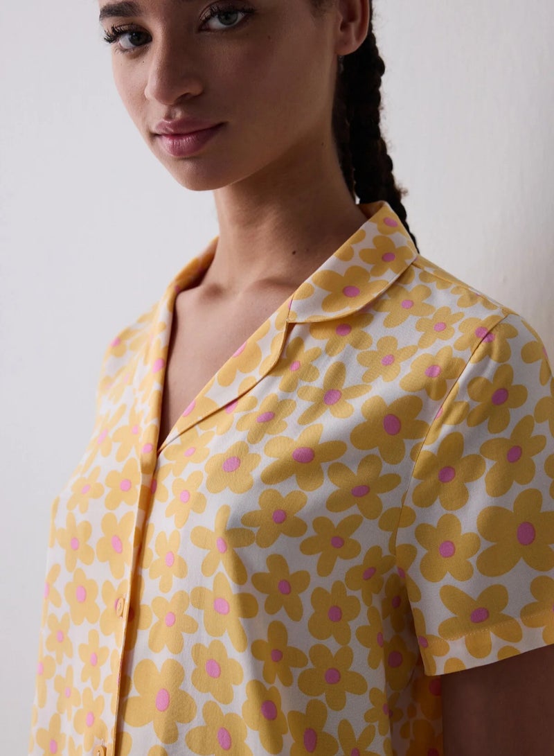 Penti Sunny Floral Shirt Pant Pajama Set  - Image 2