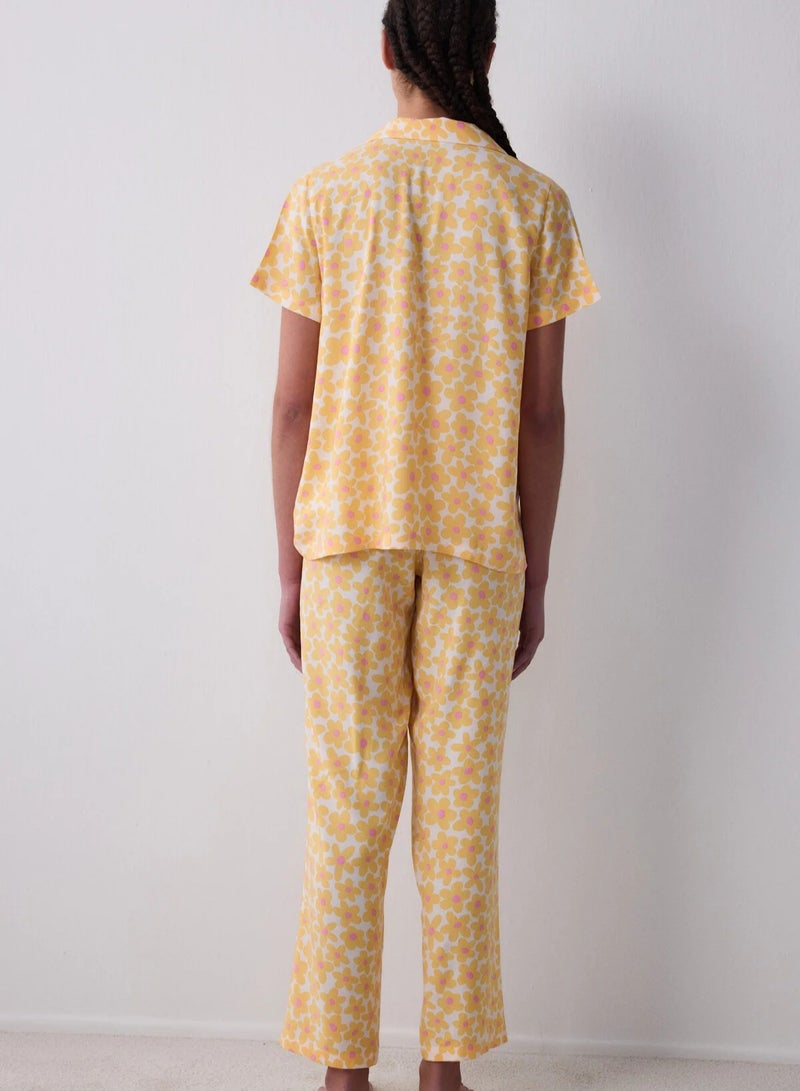 Penti Sunny Floral Shirt Pant Pajama Set  - Image 4