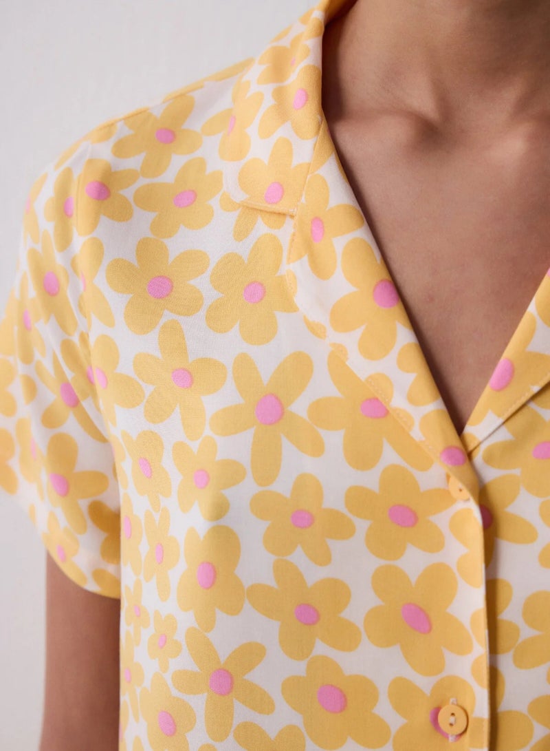 Penti Sunny Floral Shirt Pant Pajama Set  - Image 3