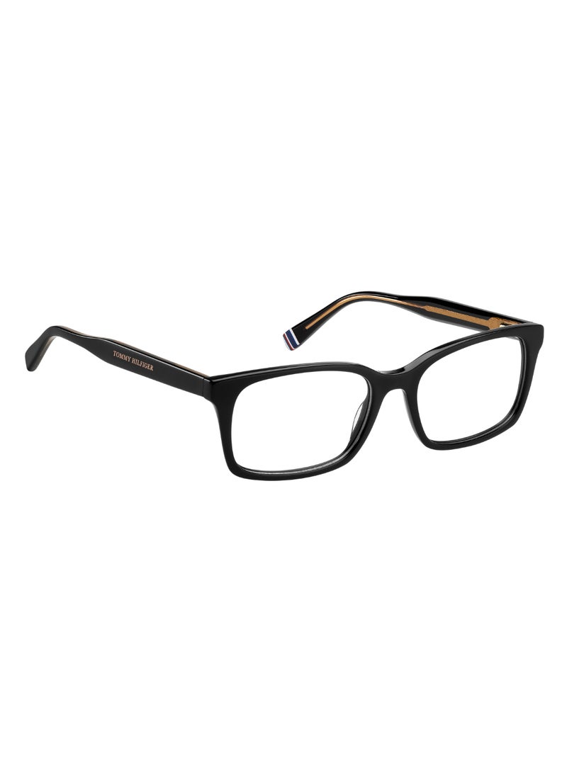 TOMMY HILFIGER Women's Rectangular Shape Acetate Sunglasses TH 2109  37 - Lens Size: 36.8 Mm - Black - Image 2
