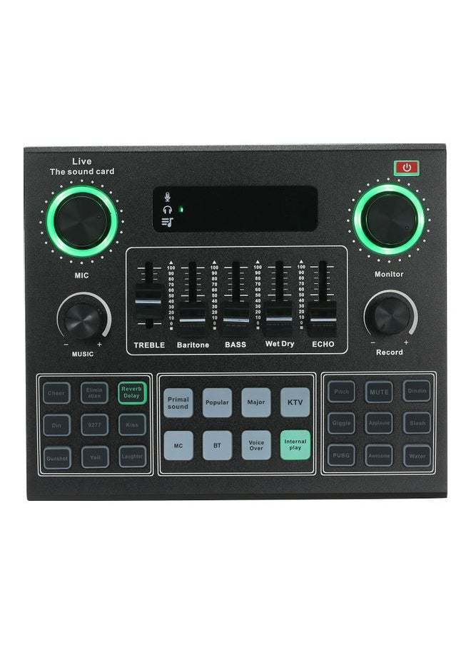 Generic V9 Live Sound Card BT Accompaniment Audio Mixer with Sound Effects Broadcasting Recording Network Singing on Phones Laptop  - Image 3