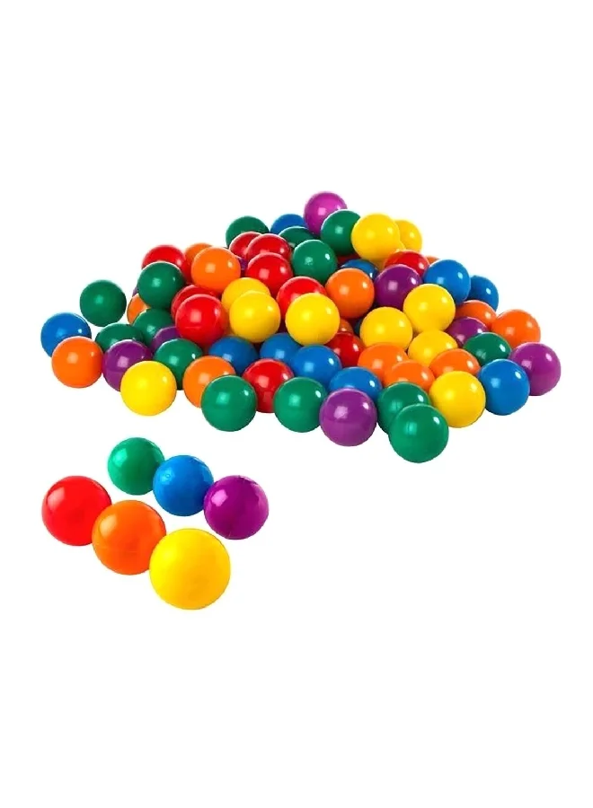 INTEX 100-Piece Ball Toyz Polyvinyl Chloride Vibrant Fun Balls Multicolor 17 x 12 x 19 Inch 49600