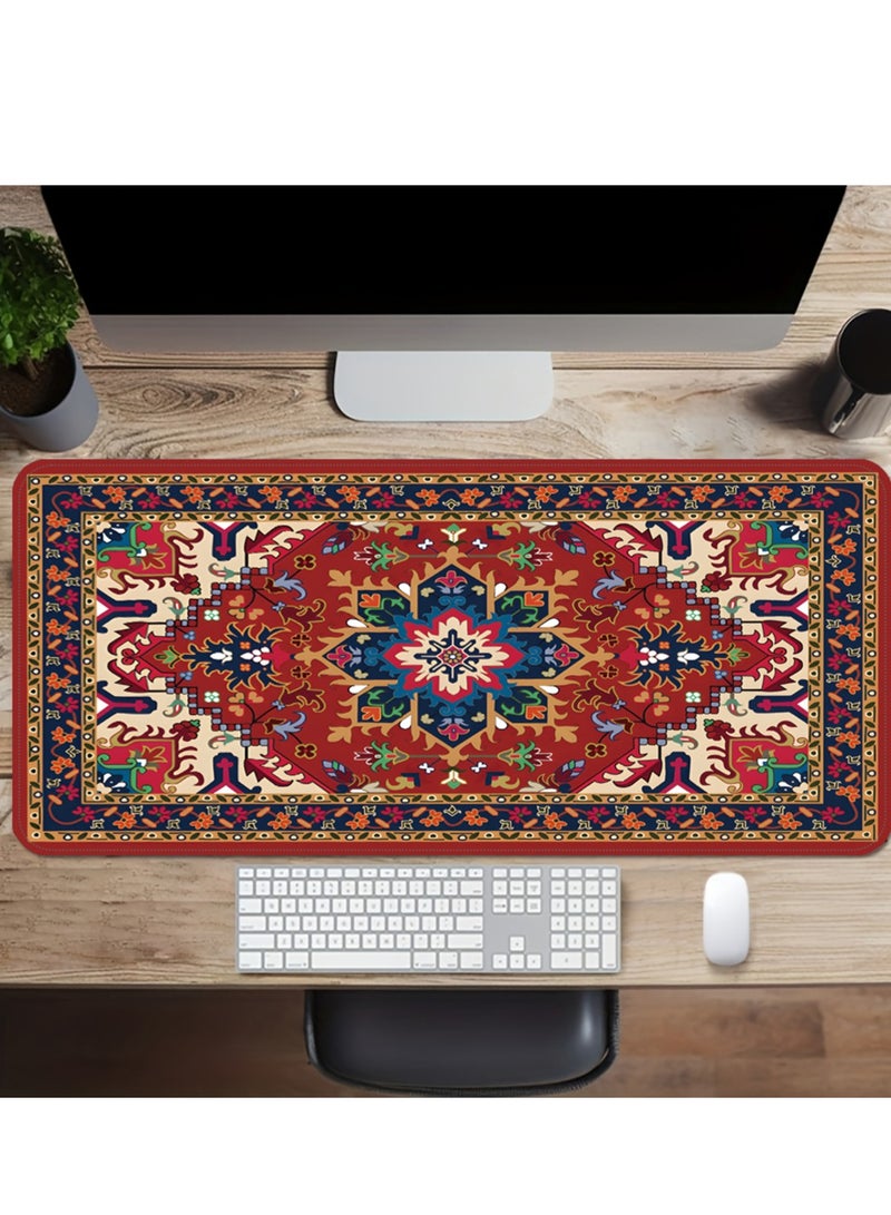 Large Desk Mouse Pad, Waterproof Gaming Mouse Pad, 900 x 400 x 3mm, Gaming Mouse Pad, XXL Desk Pad, Non-Slip Desk Pad, XL Gaming Mouse Pad, Thick Rubber Desk Pad Mouse Pad for Gaming, Office and Home Use - Image 1