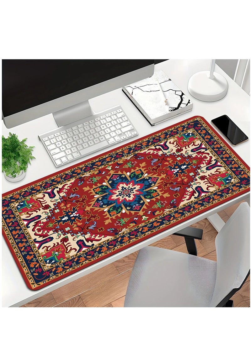 Large Desk Mouse Pad, Waterproof Gaming Mouse Pad, 900 x 400 x 3mm, Gaming Mouse Pad, XXL Desk Pad, Non-Slip Desk Pad, XL Gaming Mouse Pad, Thick Rubber Desk Pad Mouse Pad for Gaming, Office and Home Use - Image 2